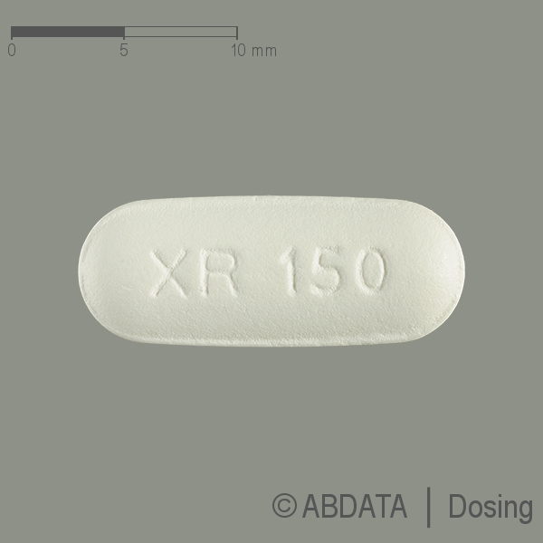 Verpackungsbild (Packshot) von SEROQUEL Prolong 150 mg Retardtabletten