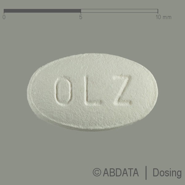 Verpackungsbild (Packshot) von OLANZAPIN beta 2,5 mg Filmtabletten
