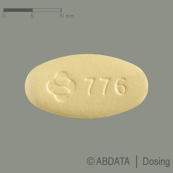 Verpackungsbild (Packshot) von DELSTRIGO 100 mg/300 mg/245 mg Filmtabletten